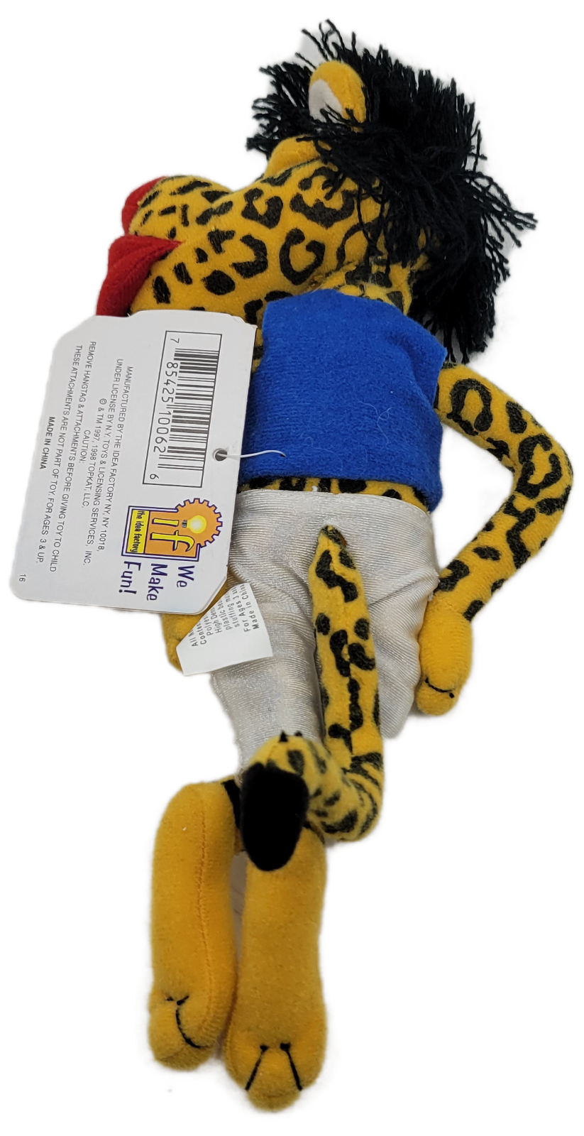 Idea Factory 1998 Infamous Meanies Mick Jaguar Bean Bag Plush
