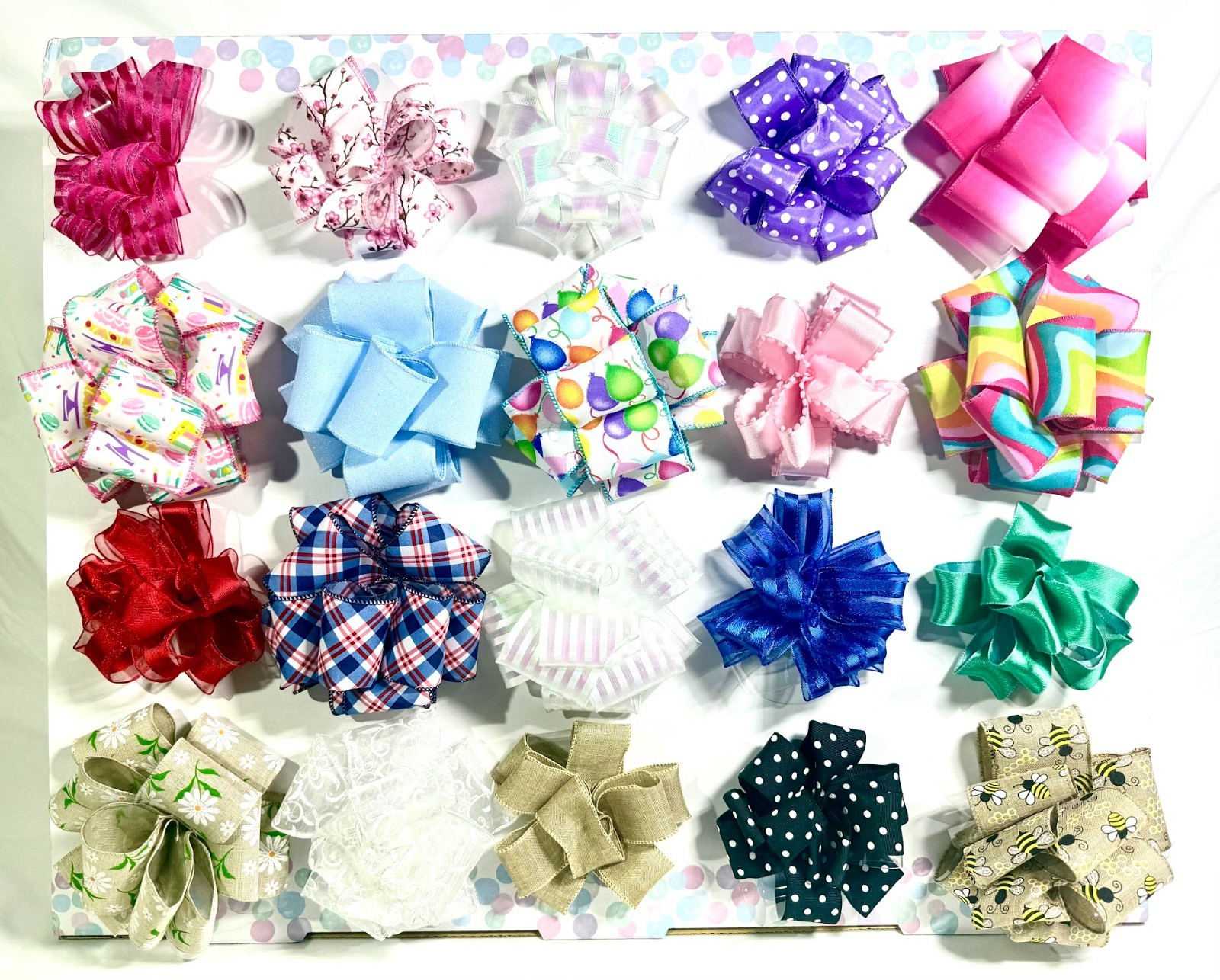 Kirkland Signature Wire-Edged Polyester Ribbon, 1.5"-2.5" x 50 Yard, 18+ Colors!