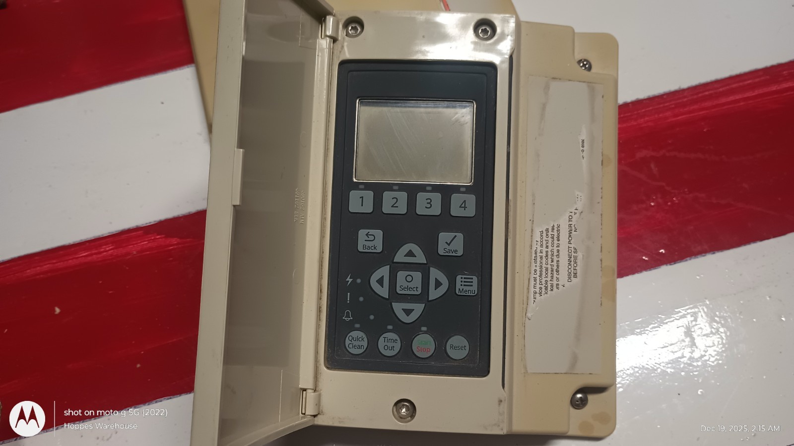 Pentair IntelliFlo LCD Display Screen KEYPAD Replacement p/n 357527Z