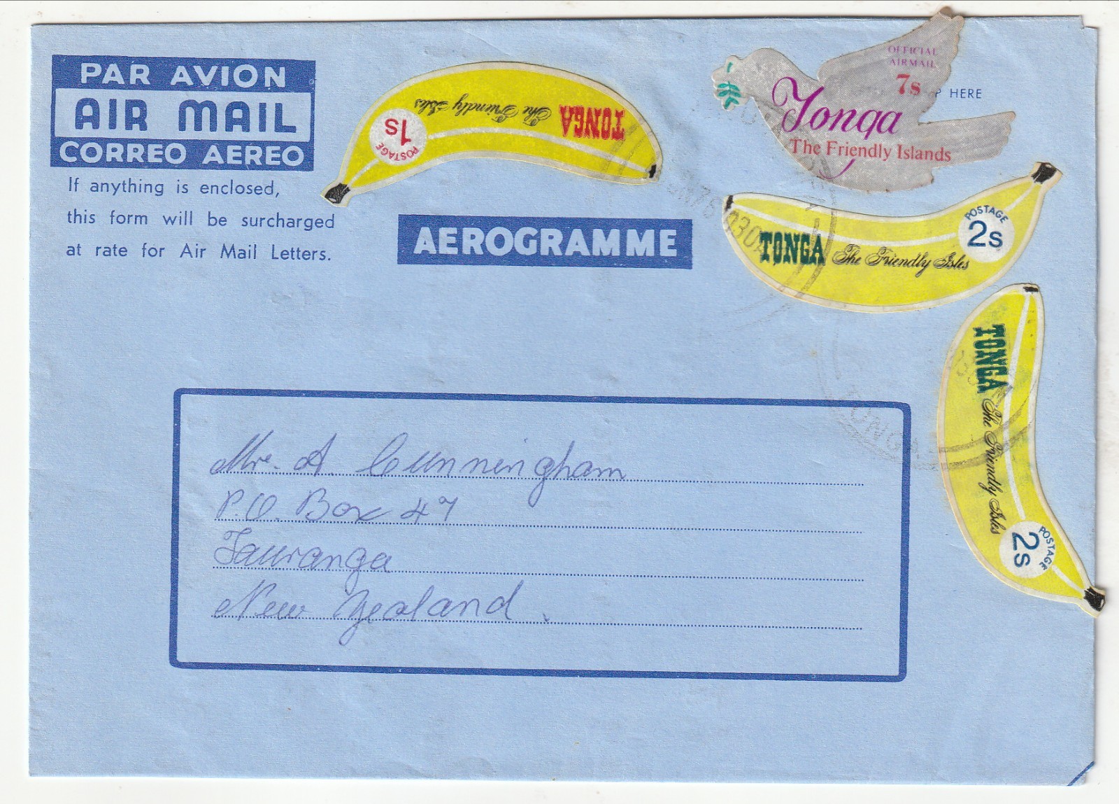 Tonga - Aerogramme (Croxley)