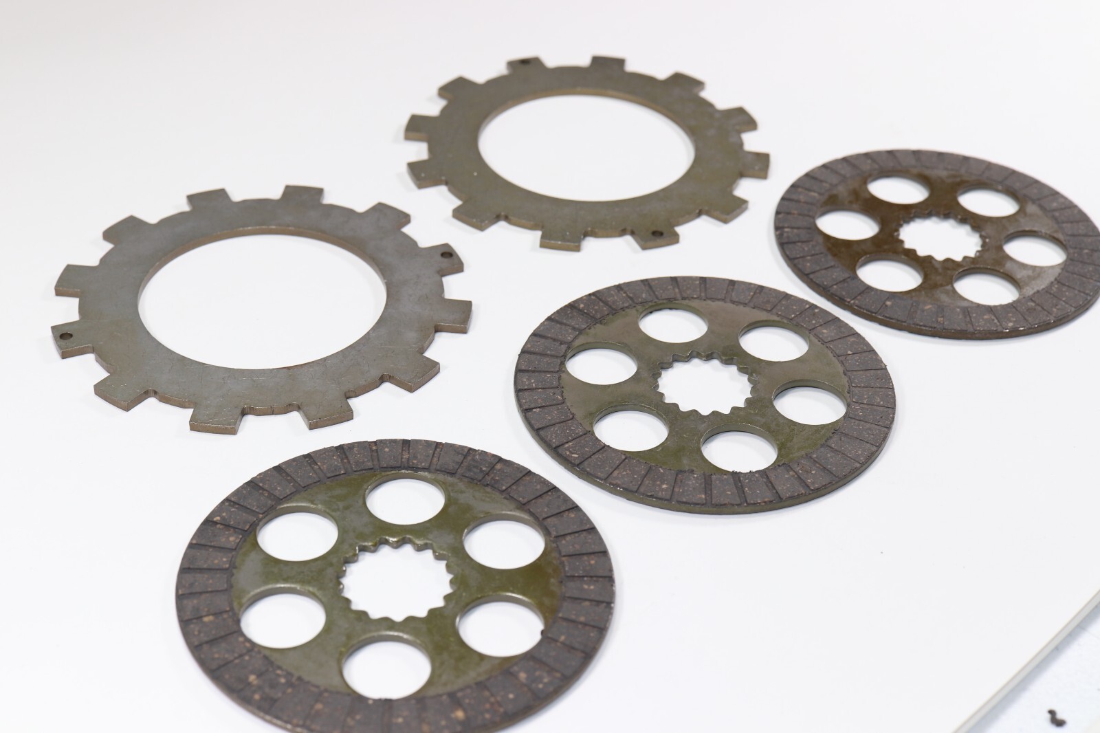 Rear Brake Disk Set Replaces 2 Pressure 2 Friction Kawasaki Prairie Brute Force