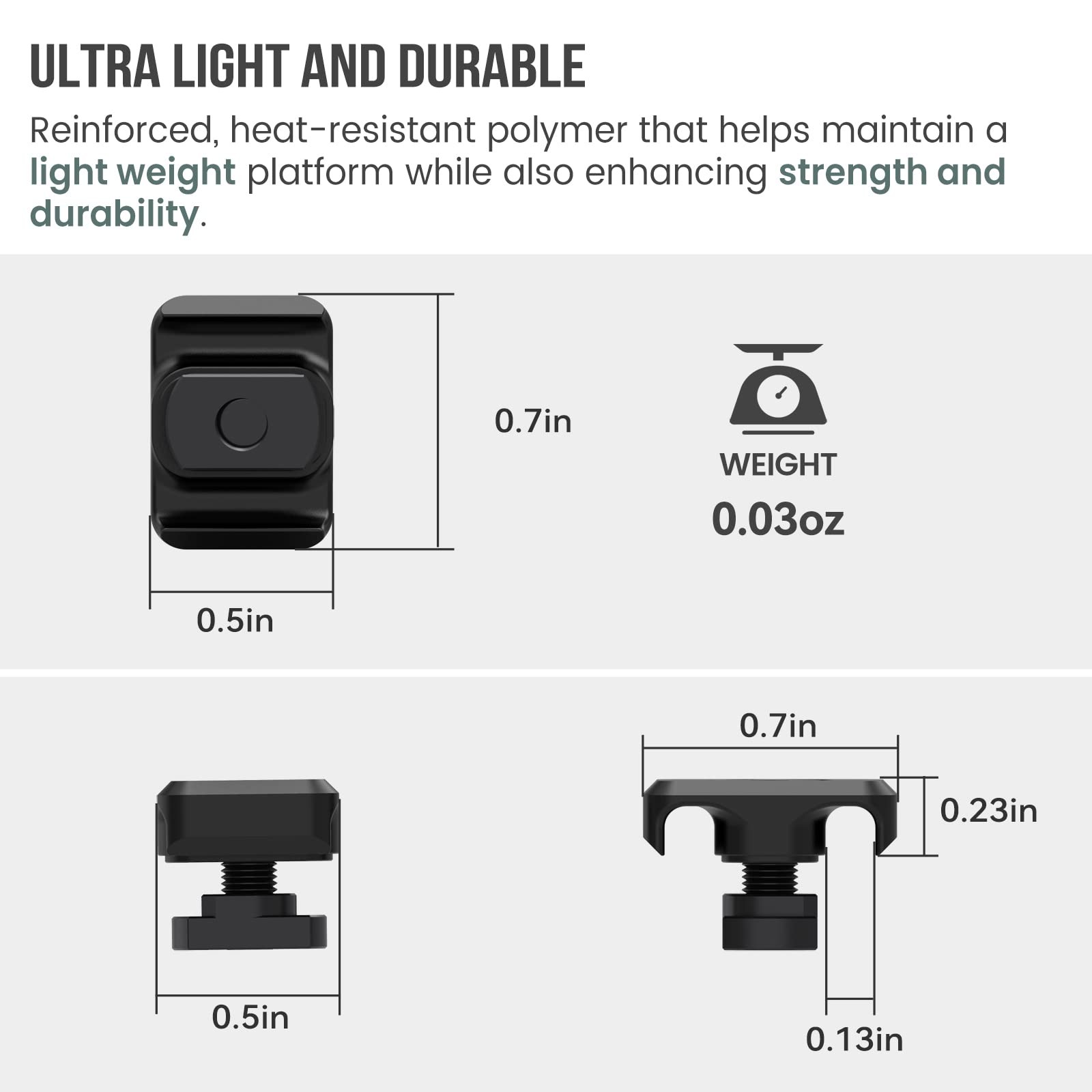 Guardtier CGM909 Pressure Switch Cable Guides Compatible with MLOK System, Fl...