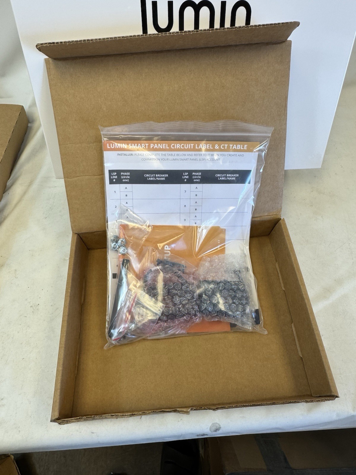 Lumin LSP-DC Smart Electrical Panel for Solar Storage 120-240 VAC, 60Hz -Indoor