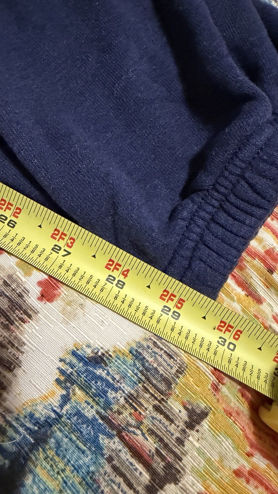 AVIATOR NATION Rainbow Stripe Blue Sweatpants XL