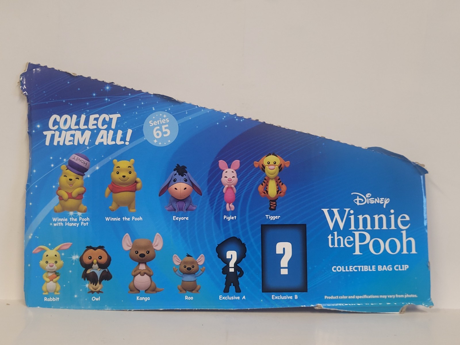 3D Foam Figural Key Chain Clip Blind Bag Disney Series 65 Winnie The Pooh Eeyore