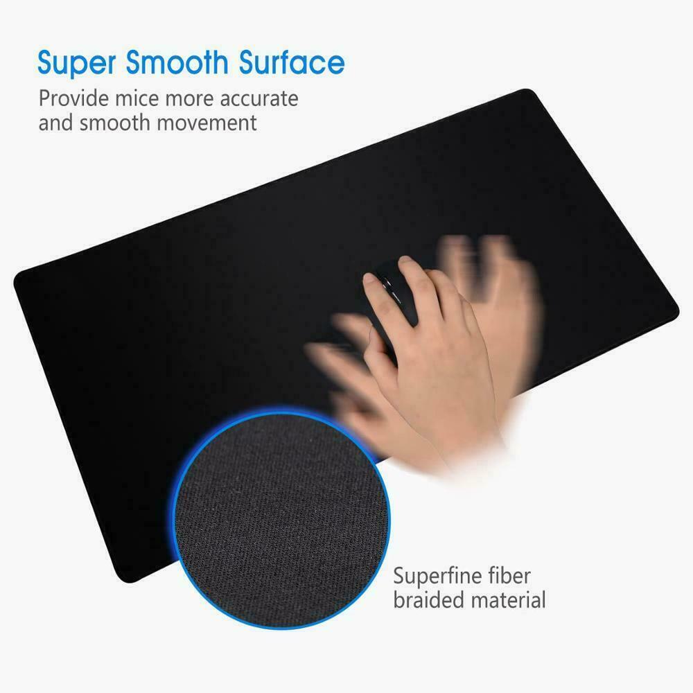 Large Extended Gaming Mouse Pad Mat Stitched Edges Non-Slip Waterproof Mousepad