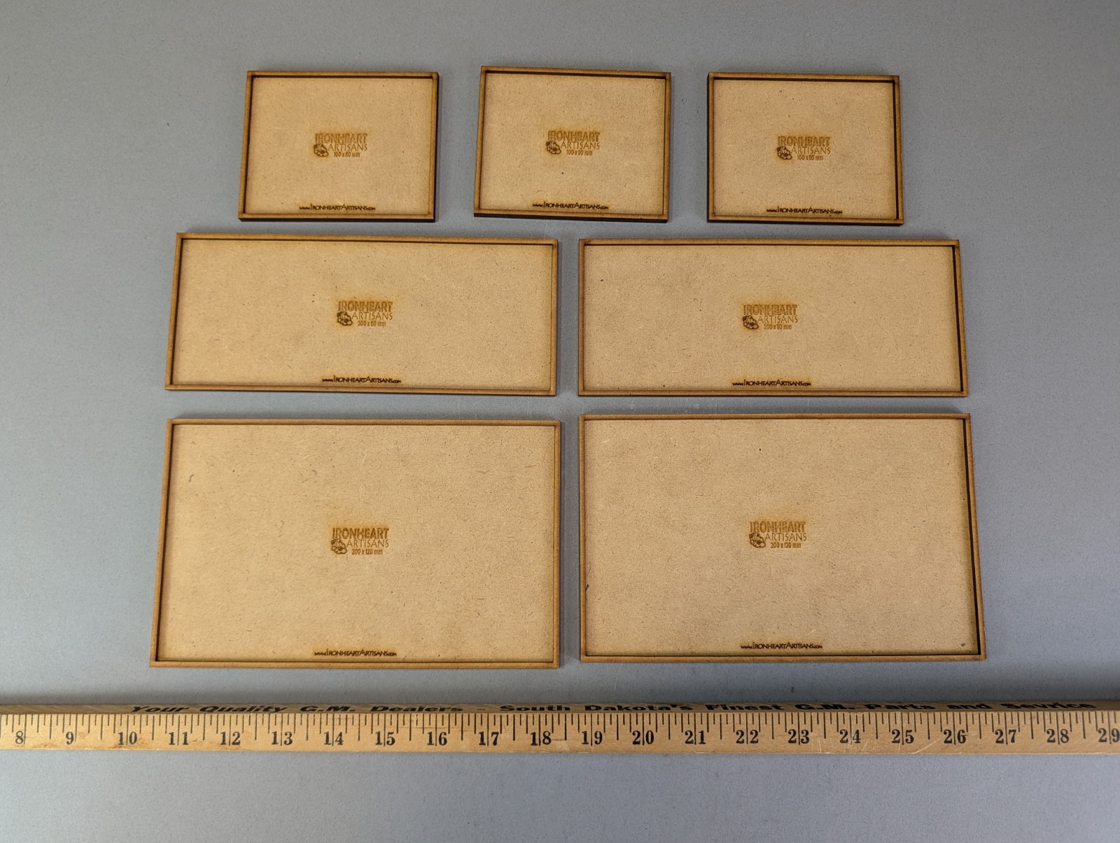 Ironheart Artisans Wooden Movement Trays LOT