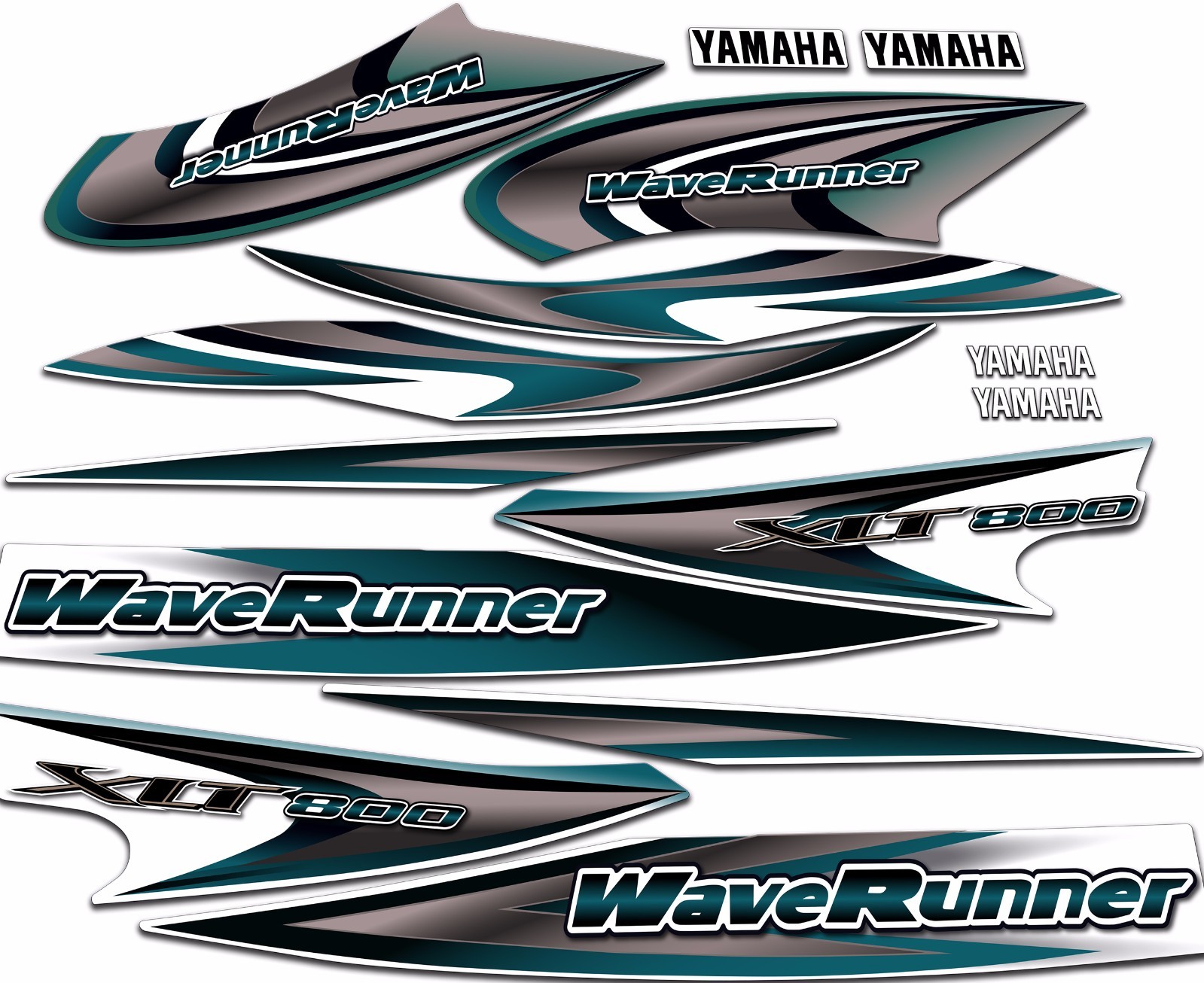 2003 YAMAHA 800XLT  DECAL KIT 800 XLT GRAPHICS WAVERUNNER
