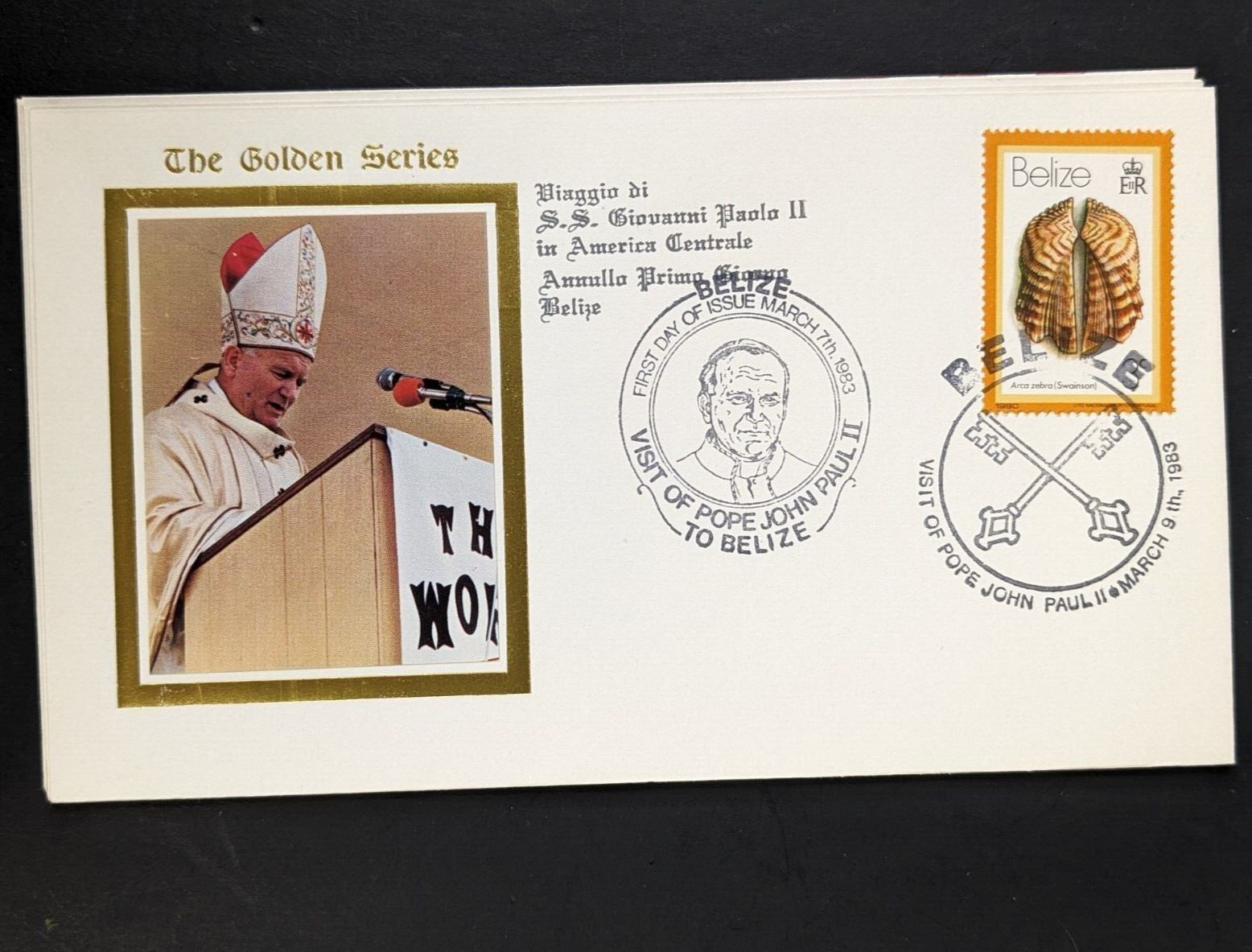 Pope John Paul II, The Golden Series Central America, 17 Covers Plus Stamps