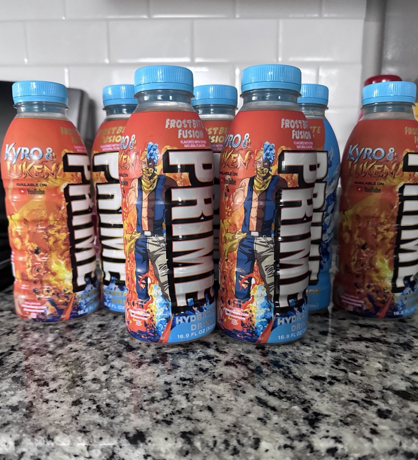 Prime Frostbite Fusion Hydration Drink Kyro & Luken