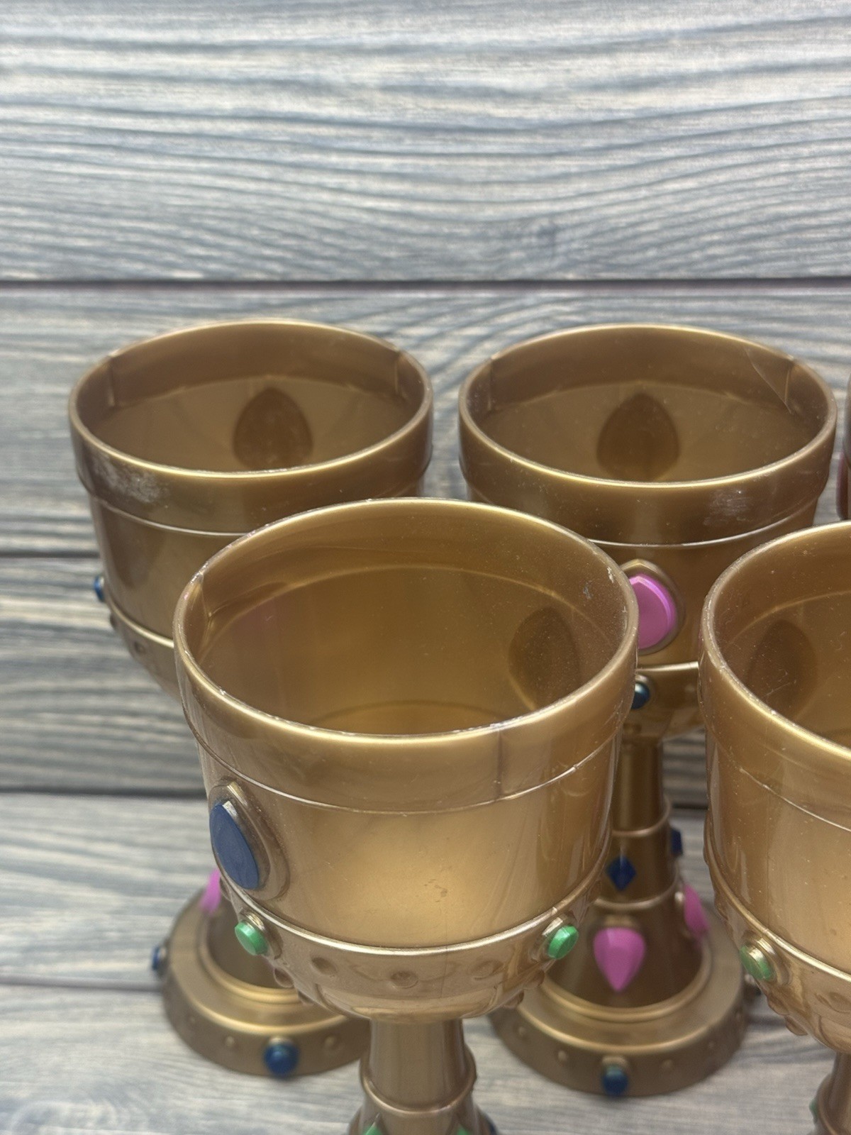 Lot Of 11 Medieval Jeweled Goblet King Renaissance Pirate Party mug 11 Total