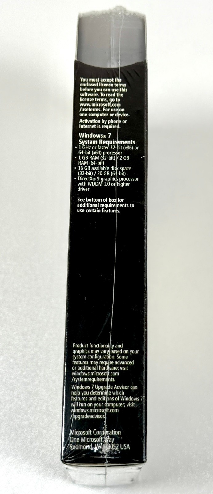 Microsoft Windows 7 Ultimate 32/64 Bit DVD Full Retail Version NEW Sealed Box