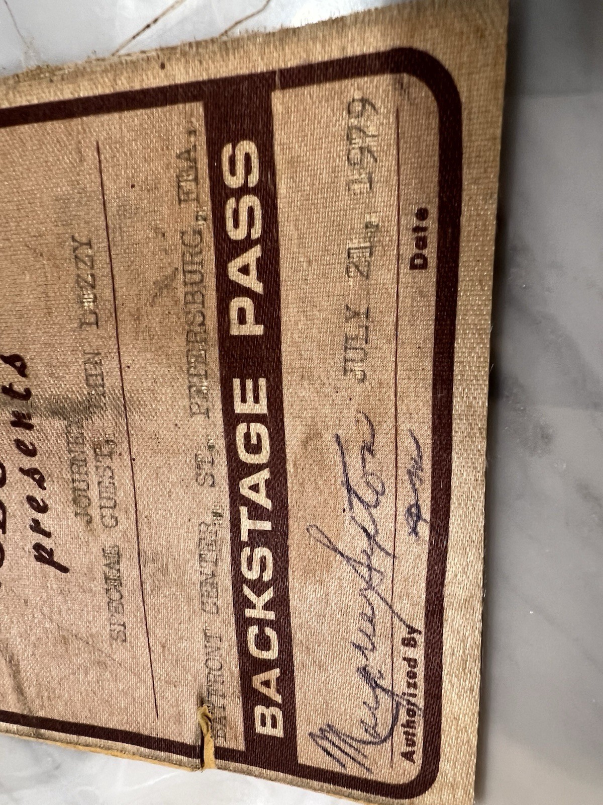 Rare Signed Journey. Steve Perry July 23 1979 Original Photos + Backstage Pass