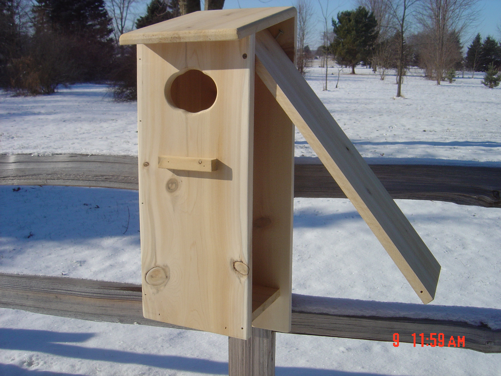 4-pack Wood duck nest box build yourself kits (white cedar).