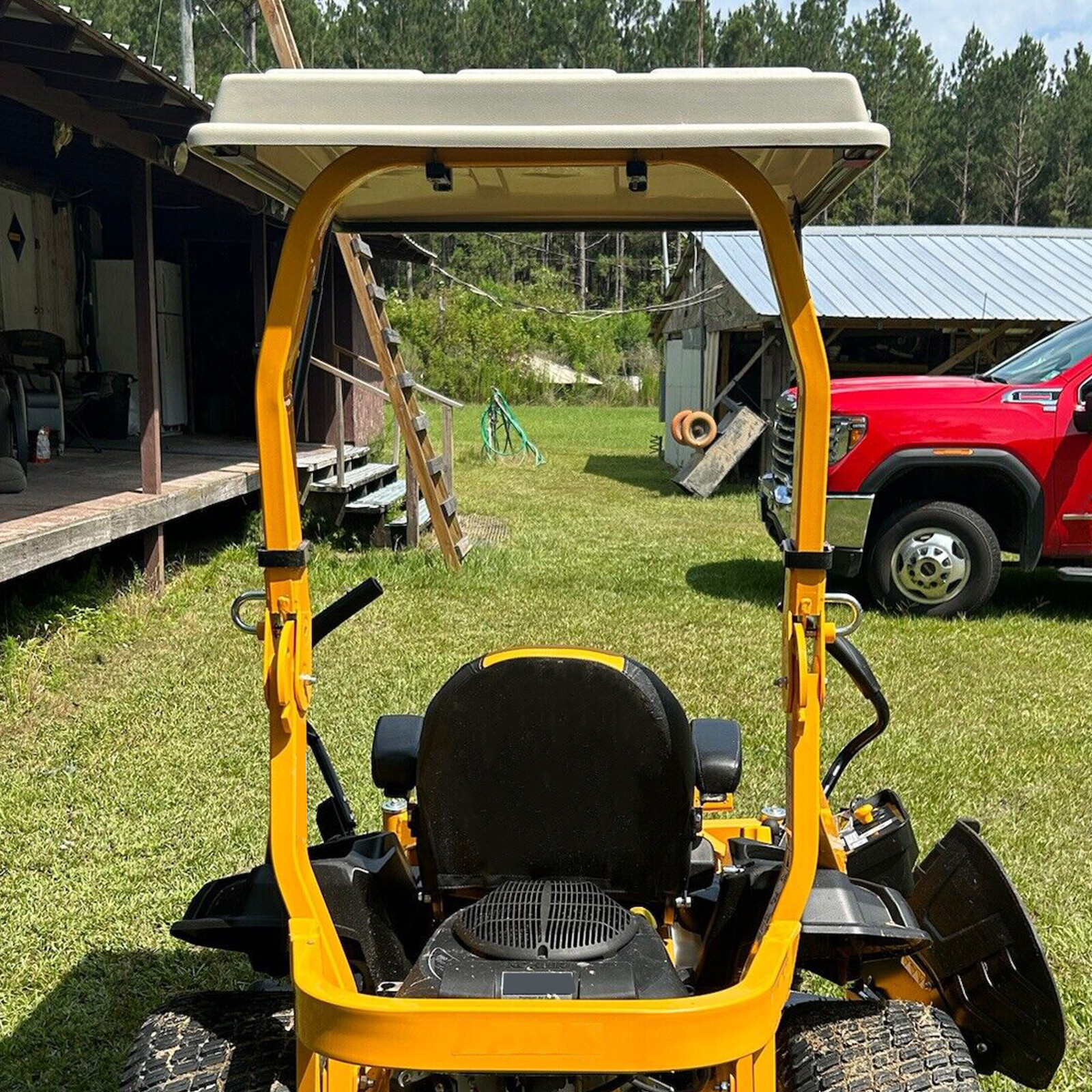 John Deere Tractor Canopy with ROPS Sun Shade Bracket, New