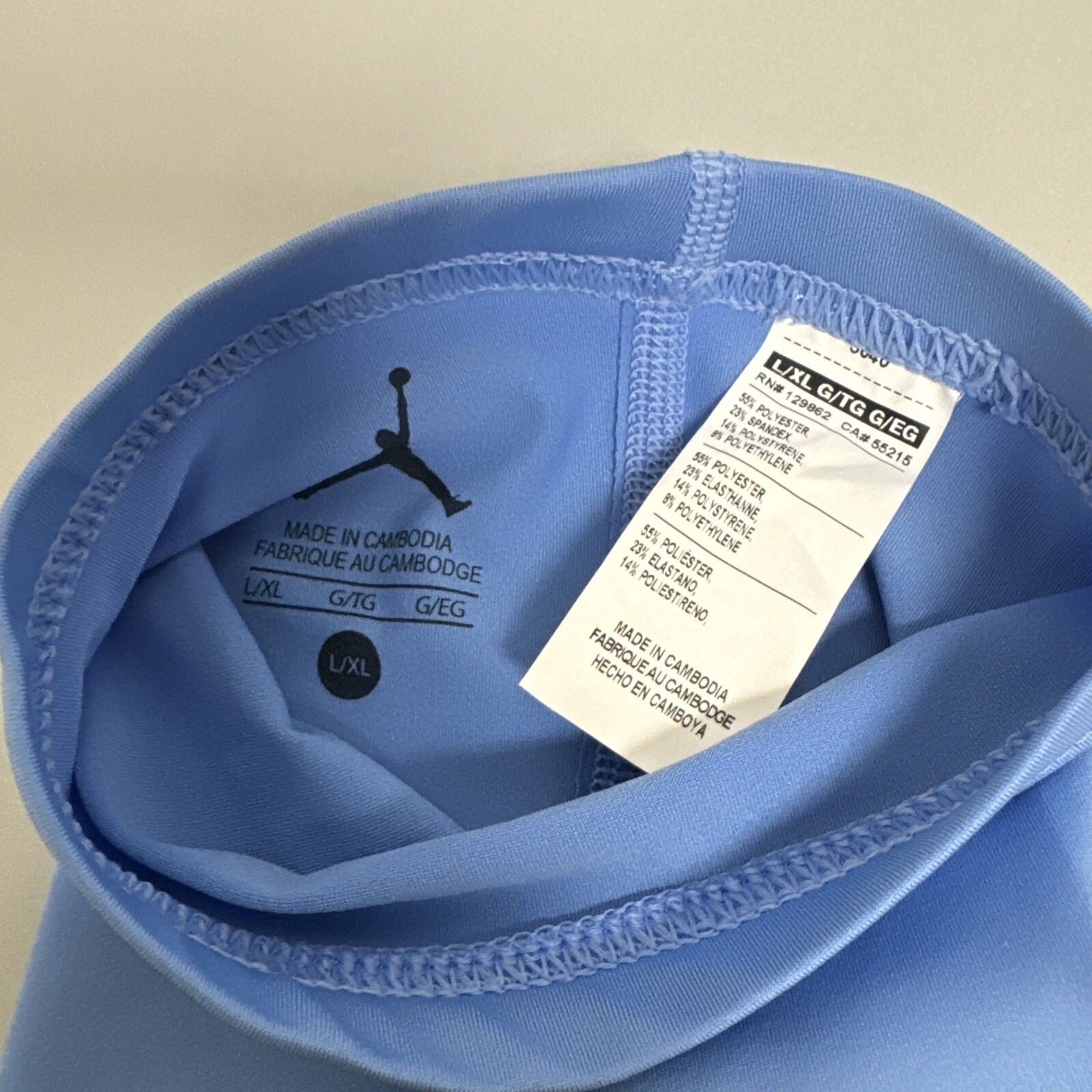 Nike Jordan Team Issue UNC Tarheels Pro Hyperstrong Padded Arm Sleeves Sz L/XL