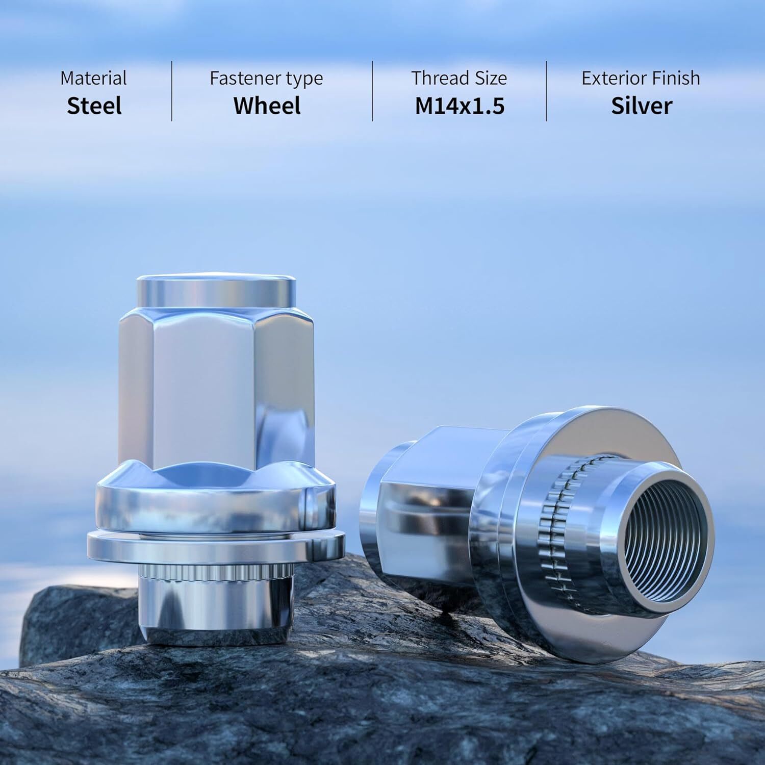 20x Chrome Toyota Lexus OEM Factory Lug Nuts M14x1.5 Fit Tundra Sequoia LX LS LC