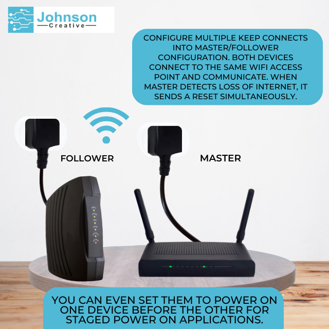 Keep Connect Router Rebooter. Monitors Internet Health and Reboots when Needed