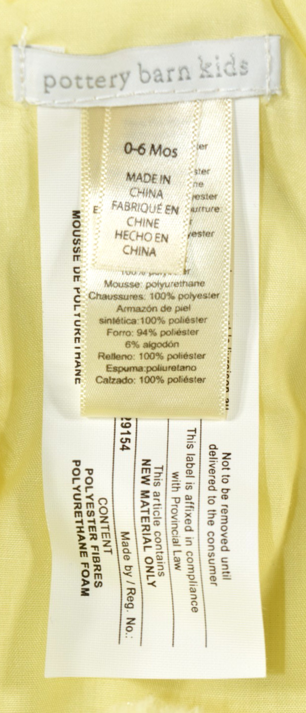 Pottery Barn Kids Baby Chick Egg Chicken Bird Costume Halloween 0-6 Months NEW