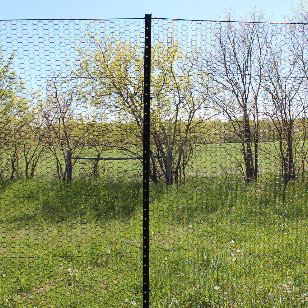 10' Angle Steel Posts Powder Coated Deer Garden Fence 30 Pack