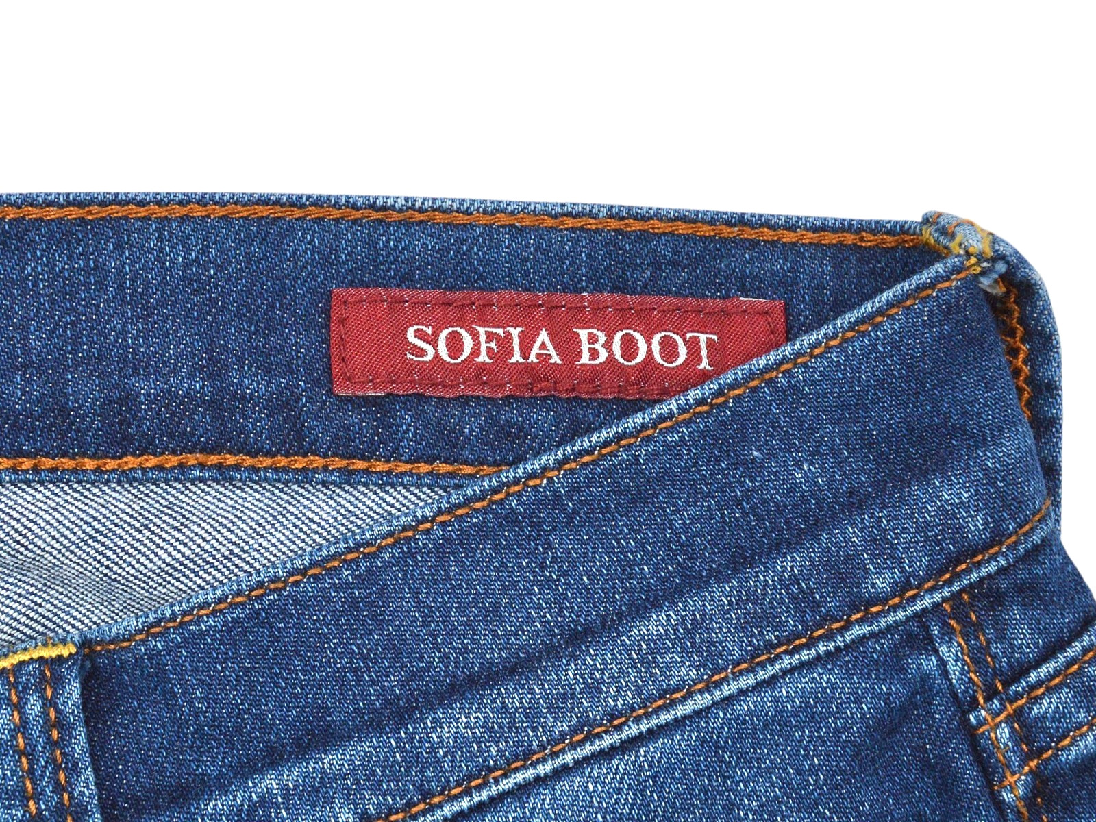 Lucky Brand Sofia Boot Jeans Womens 6/28 Low Rise Blue Denim Stretch Medium Wash