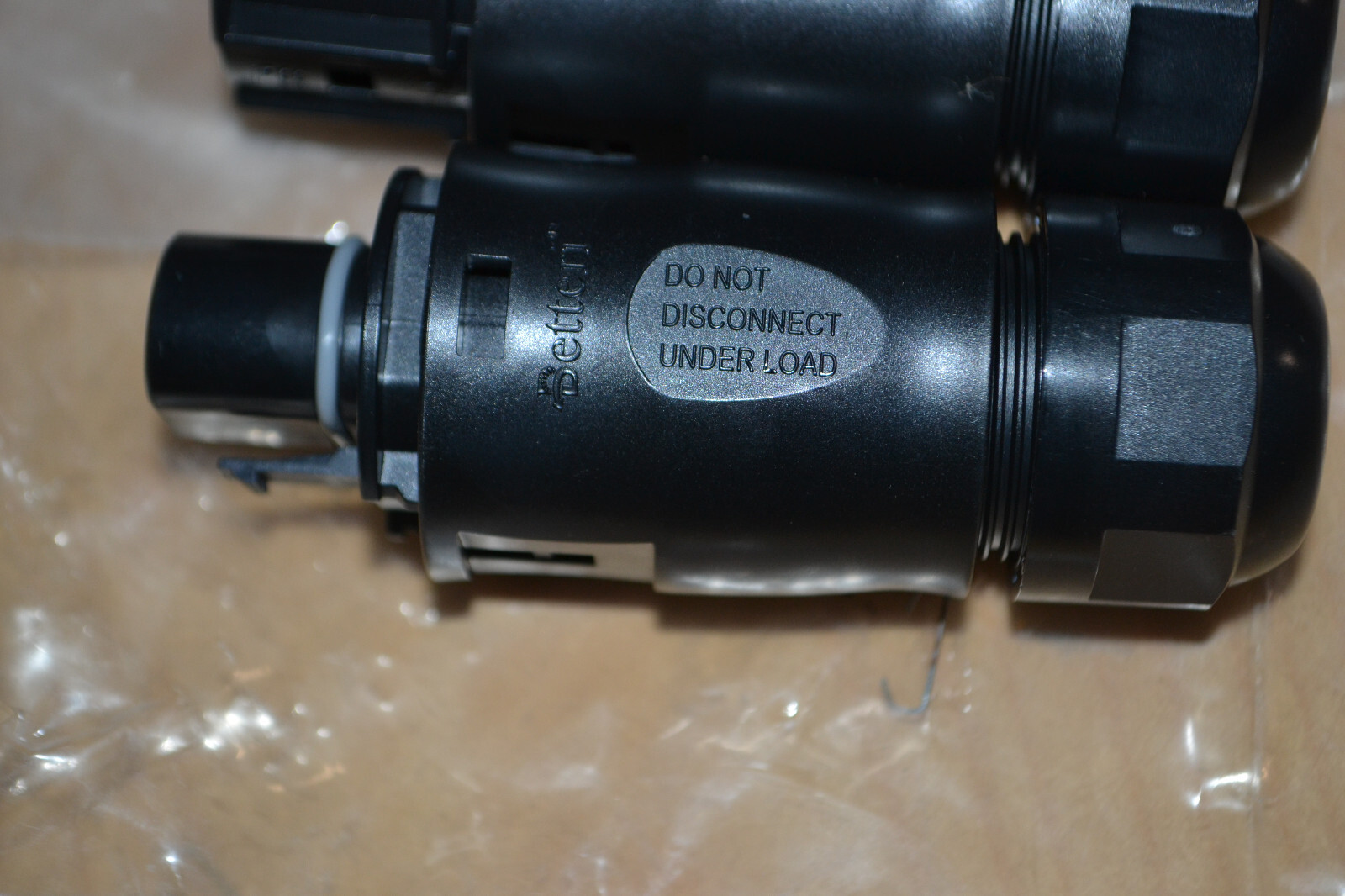 Betteri BC01 Socket Plug Set Photovoltaic Connector 8.5x5x2cm ABS AC Male/female