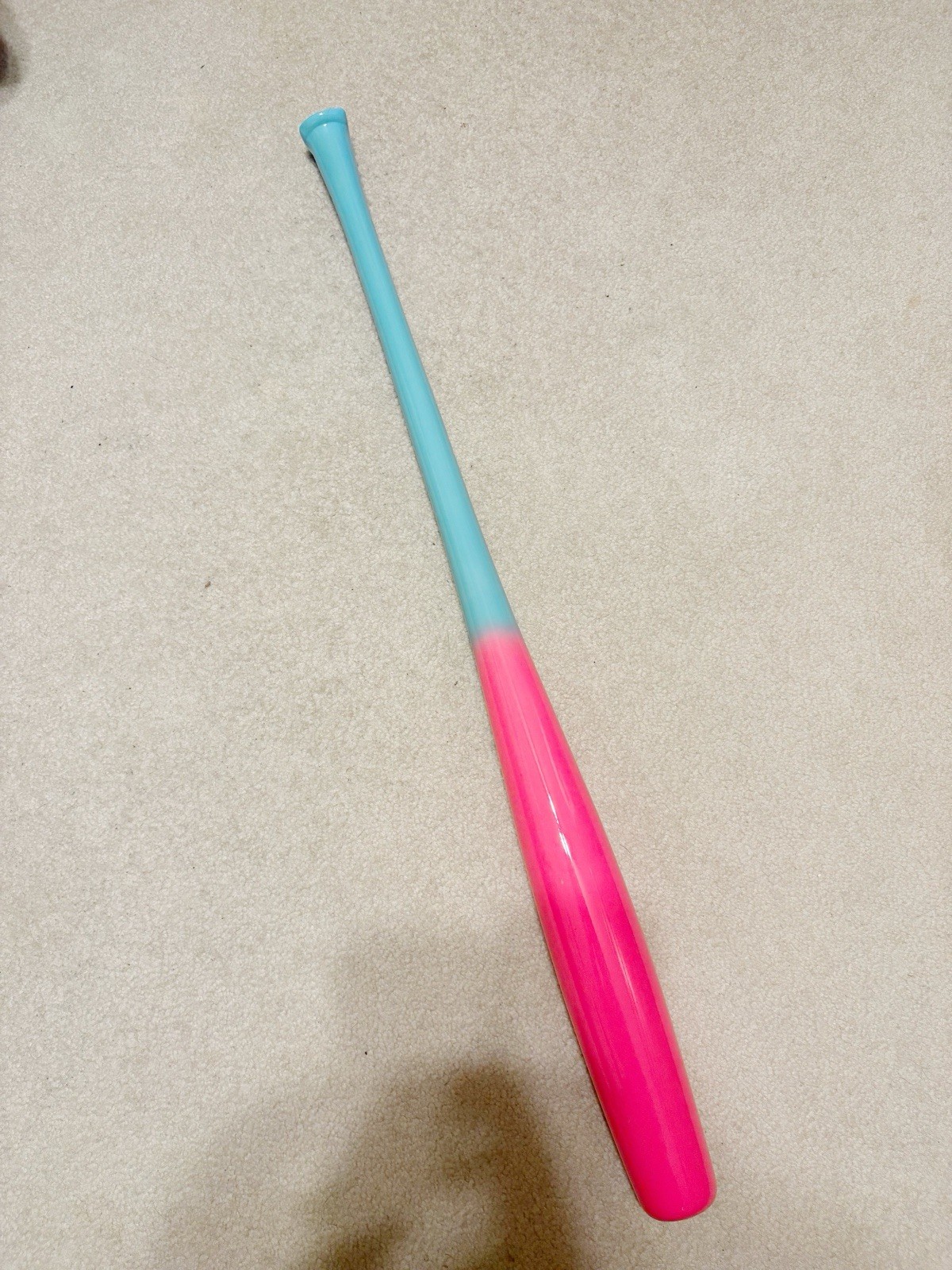 TANK Hybrid Handle Torpedo Maple Wood Baseball Bat 33in 29.3oz. Blue / Neon Pink