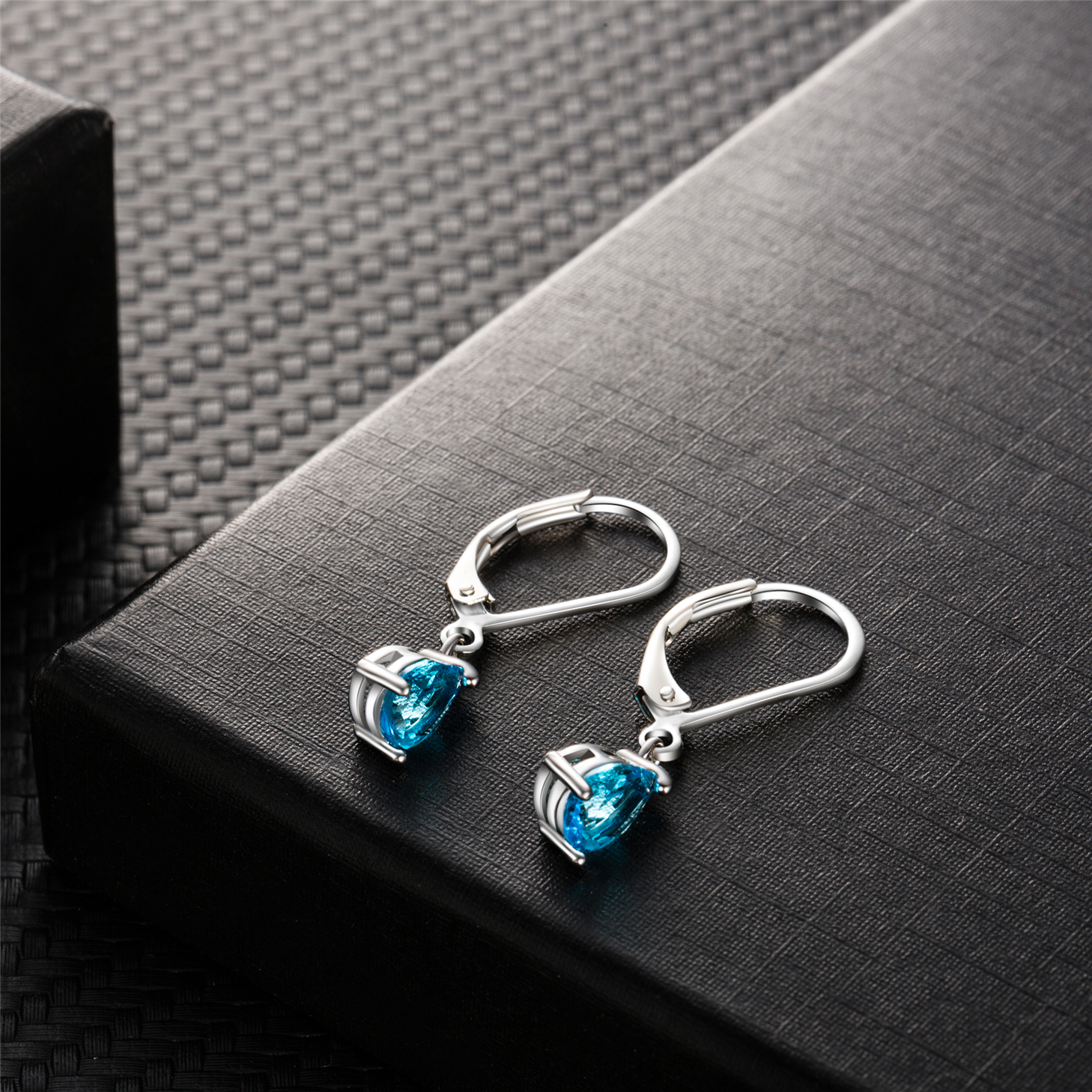 Buyless Fashion Girls And Women Teardrop Dangle Earrings With Leverback CZ Stone