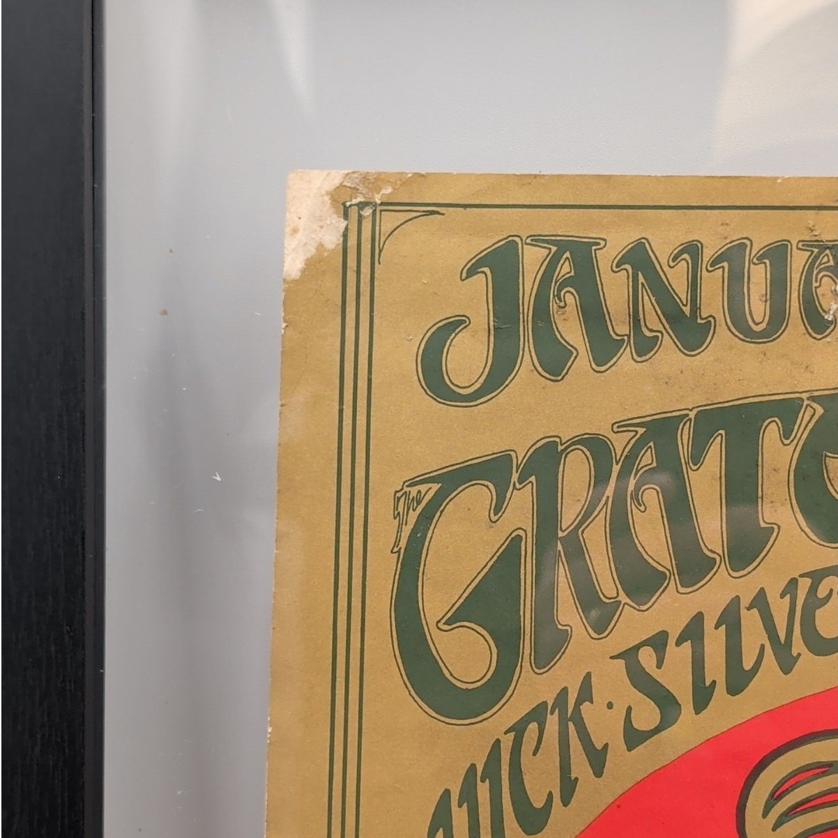 GRATEFUL DEAD FD 45-1 AVALON BALLROOM CONCERT POSTER 1967 Dead Classic Vintage