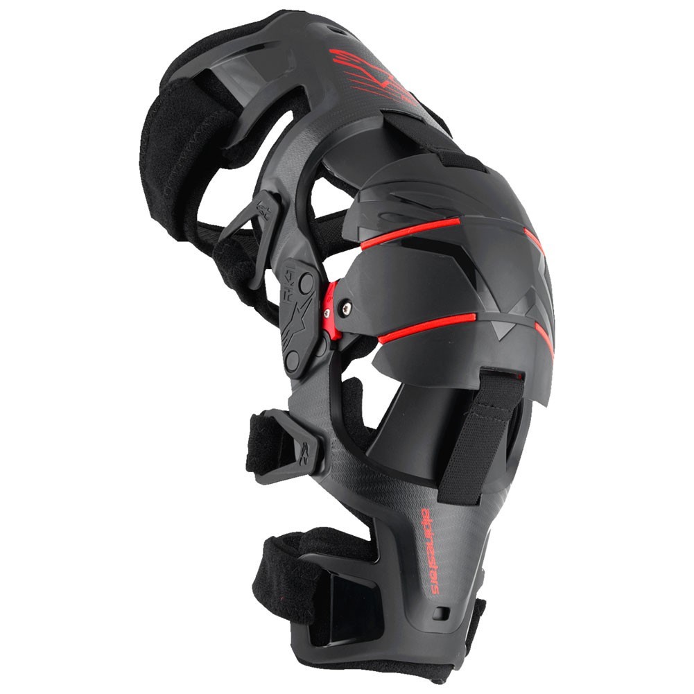 Alpinestars RK-1 Plasma Knee Brace, Black and Red Size Large/X-Large