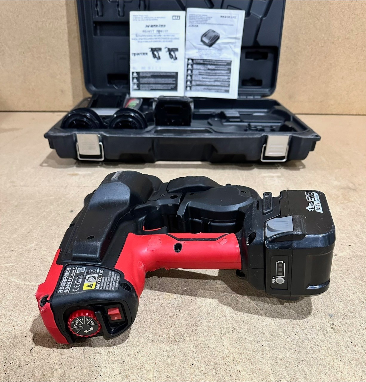 2020 MAX RB441T, TWINTIER, Rebar Tying Tool up to #7 x #7 with 19ga wire