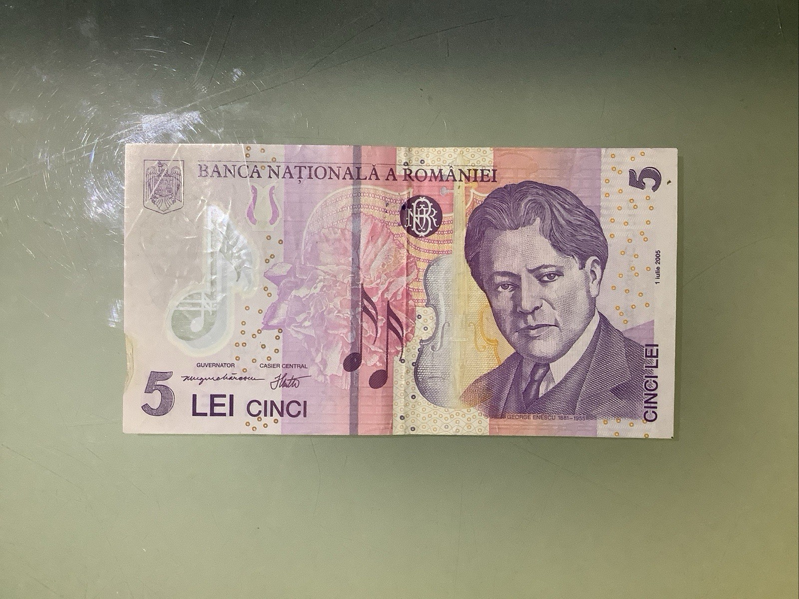 Romania 5 Lei 2005 Circulated
