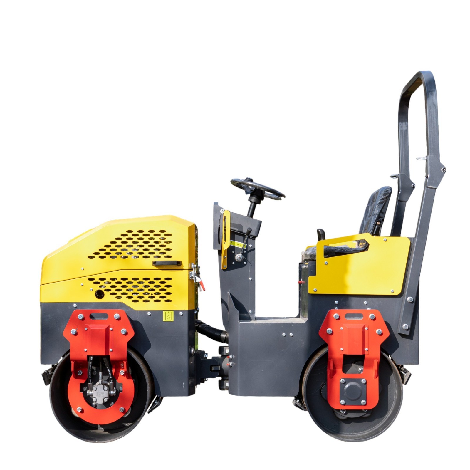 TYPHON FURY 15 Mini Road Roller 1.5Ton 13.5 hp B&S Gas Engine Hydraulic Steering