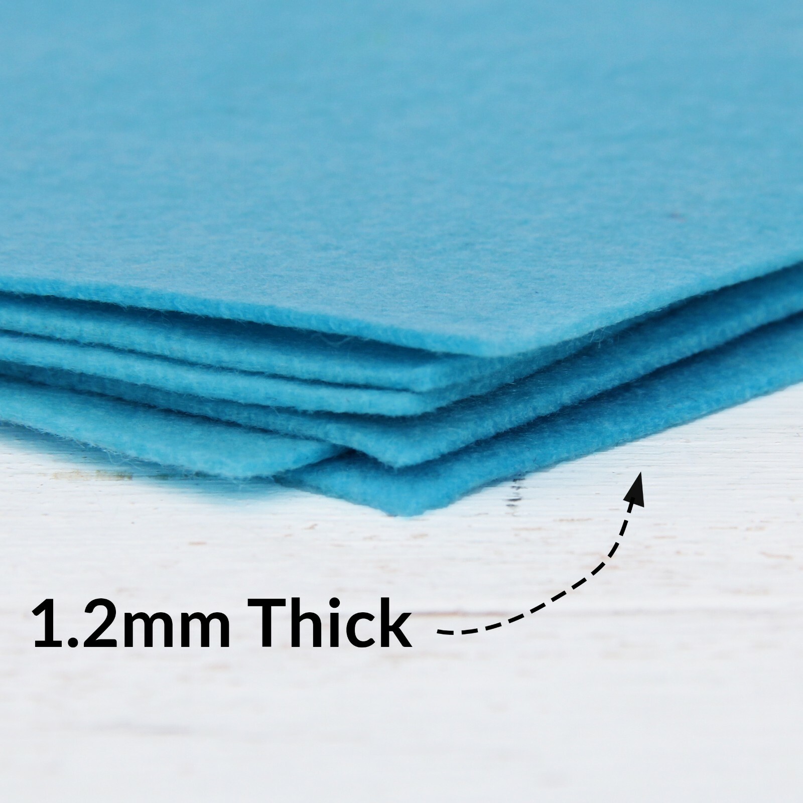 Premium Felt Individual Sheets - 12" x 12" - 30 Colors - Soft Wool-Like 1.2mm