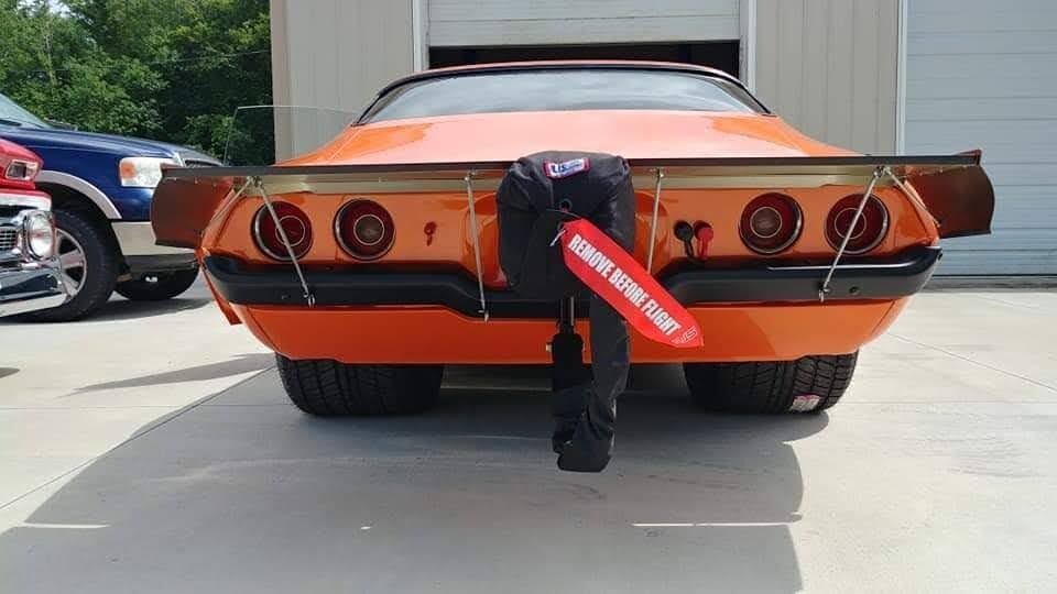 PRO RACING WING Chevy Camaro 70/73 Black Anodized Aluminum