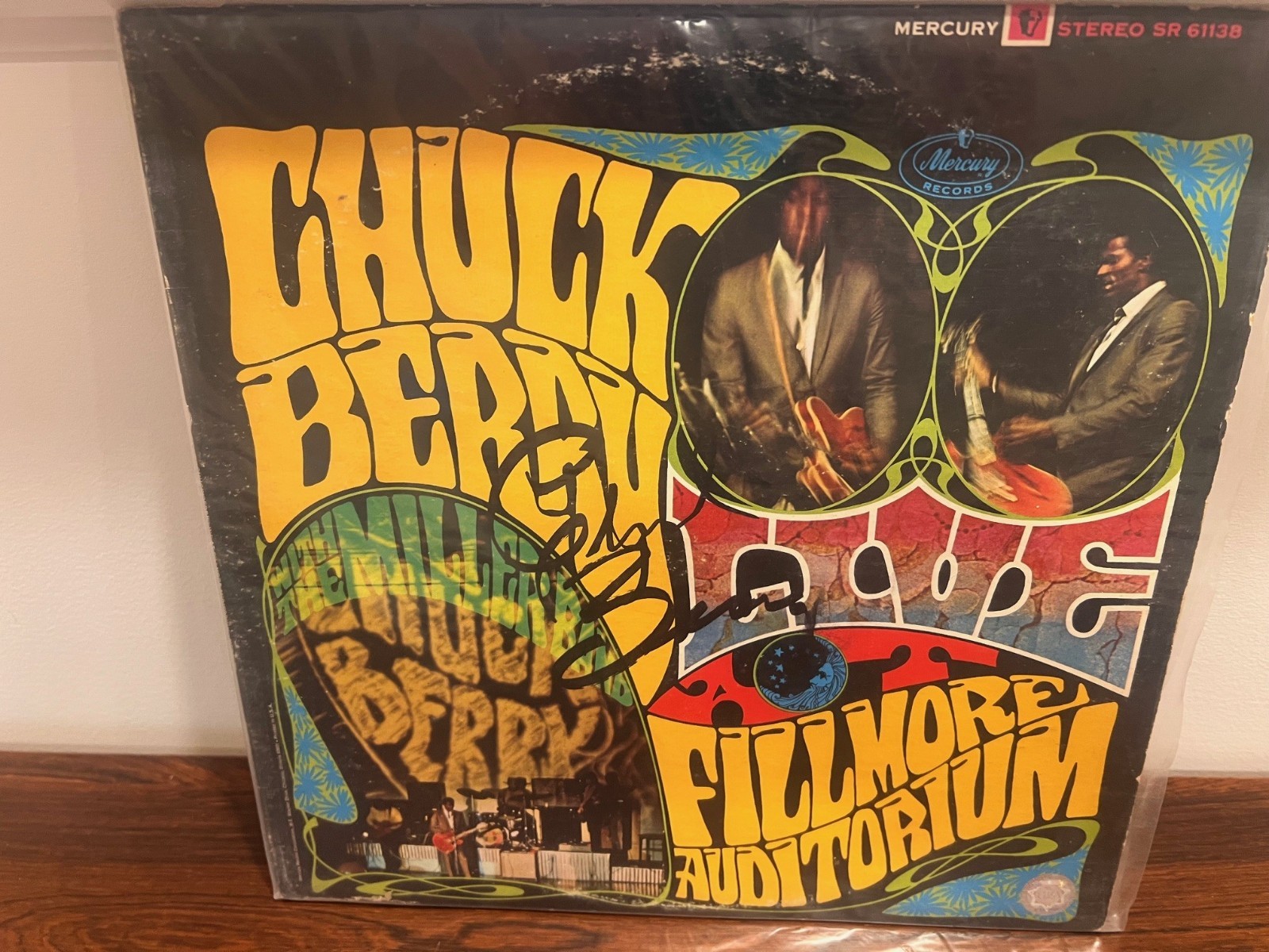 🎶 Chuck Berry Signed Autograph Live At Filmore Auditorium 🎶