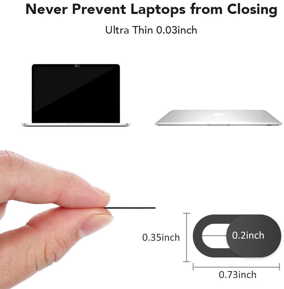 8PCS WebCam Cover Slide Camera Privacy Security Protect Sticker For Phone Laptop