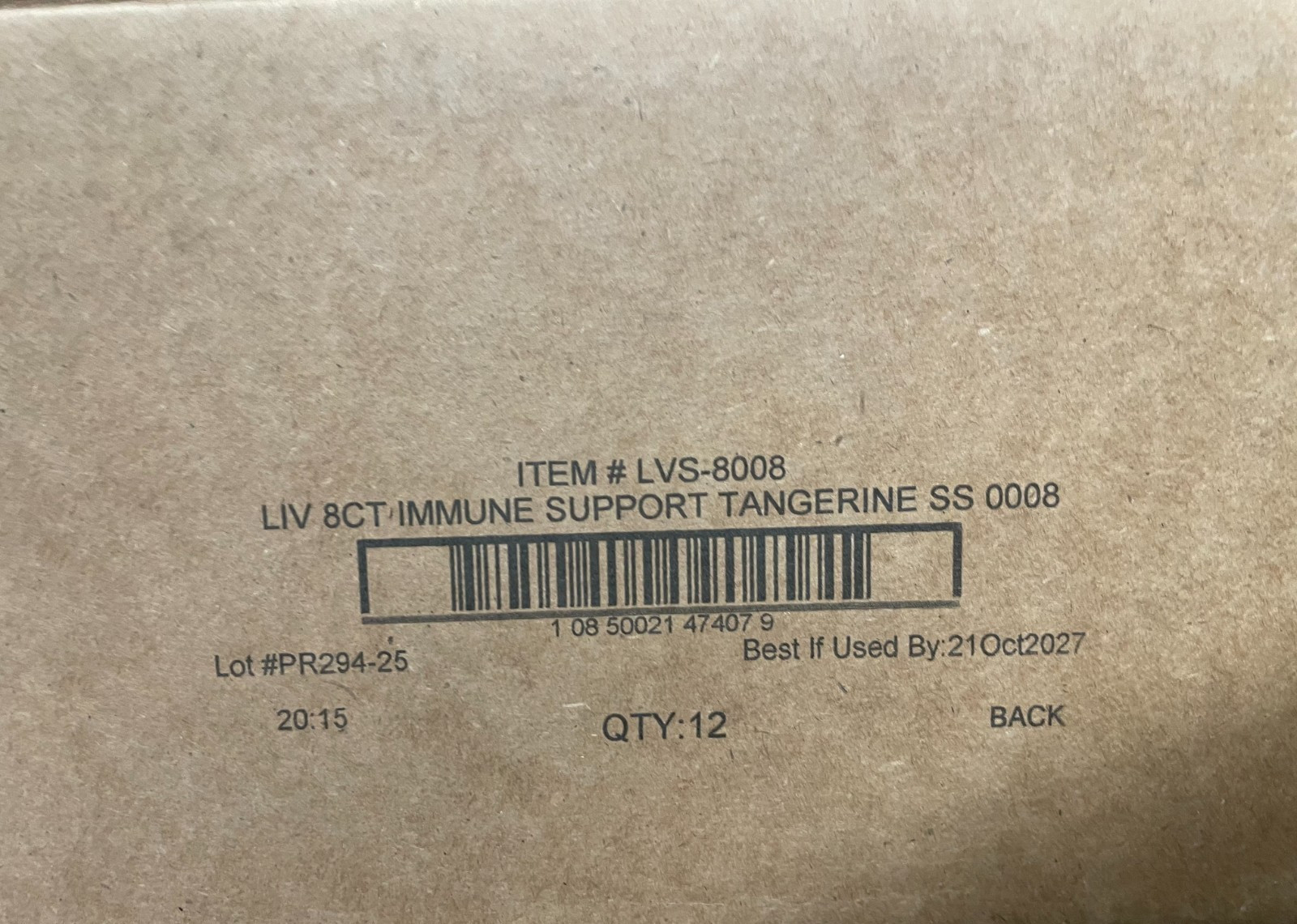 Liquid IV Tangerine Immune Support 96 packets. Best By October 2027