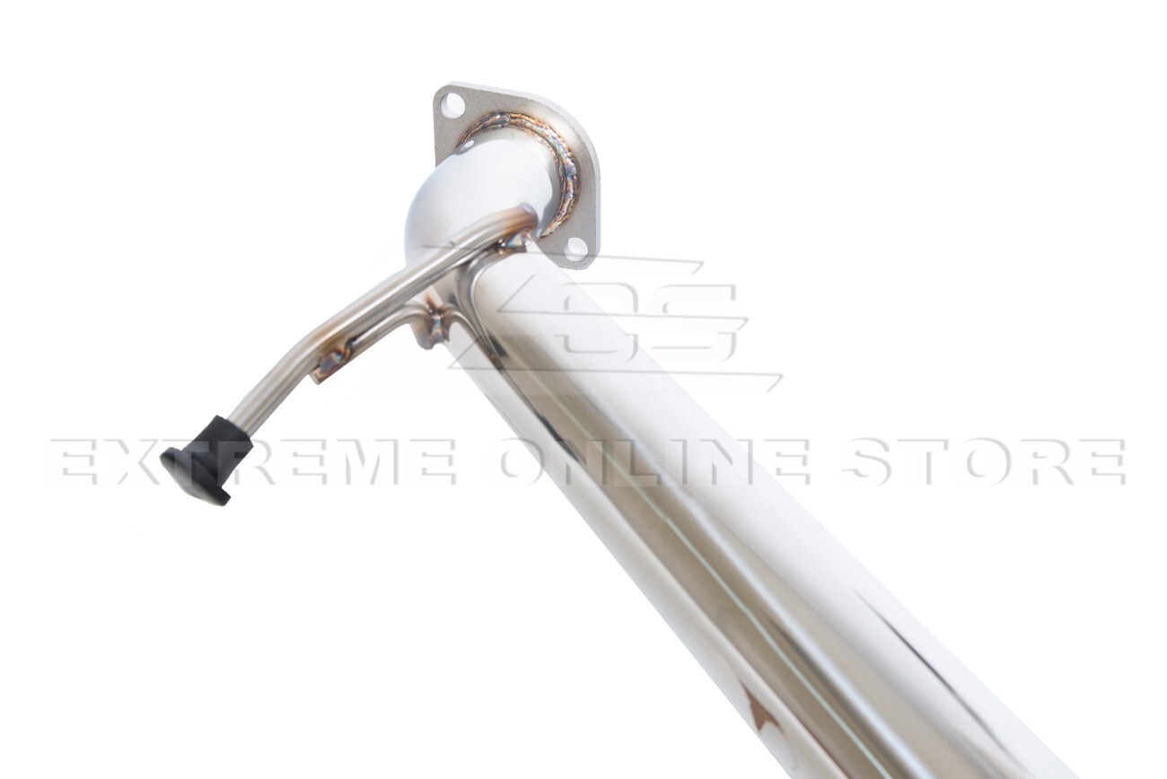 For 18-24 Toyota Camry T-304 Muffler Delete Quad Burnt Tips Axle Back Exhaust