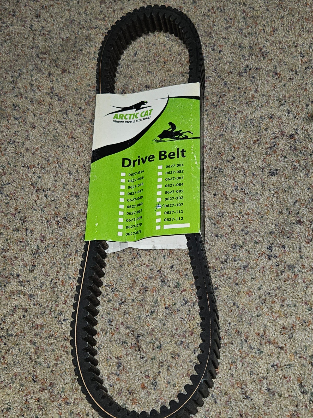 0627-107 Arctic Cat Oem Drive Belt