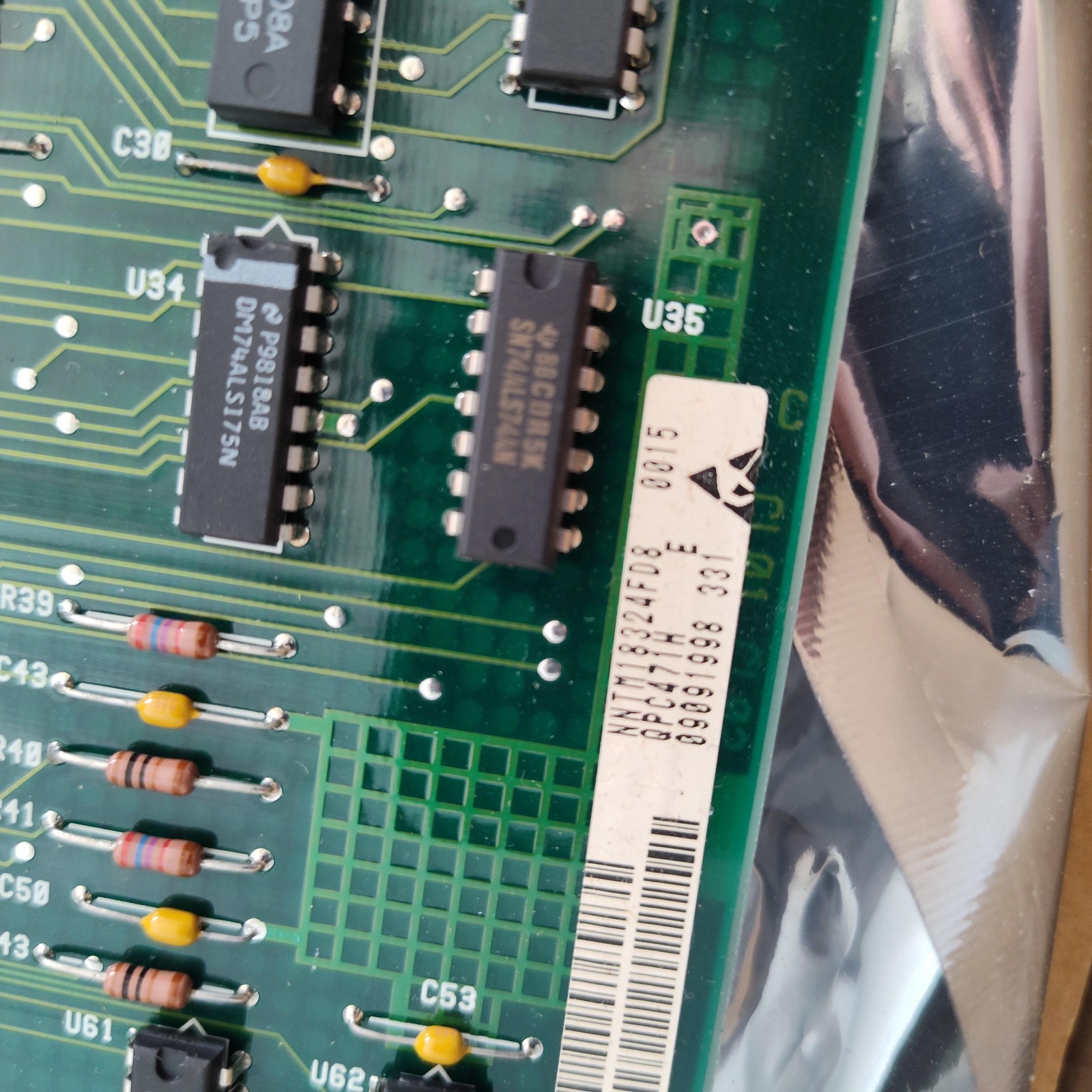 Northern Telecom NTRB53AA Clock Controller Pack NNTM18324FD08 Rack Mount Module