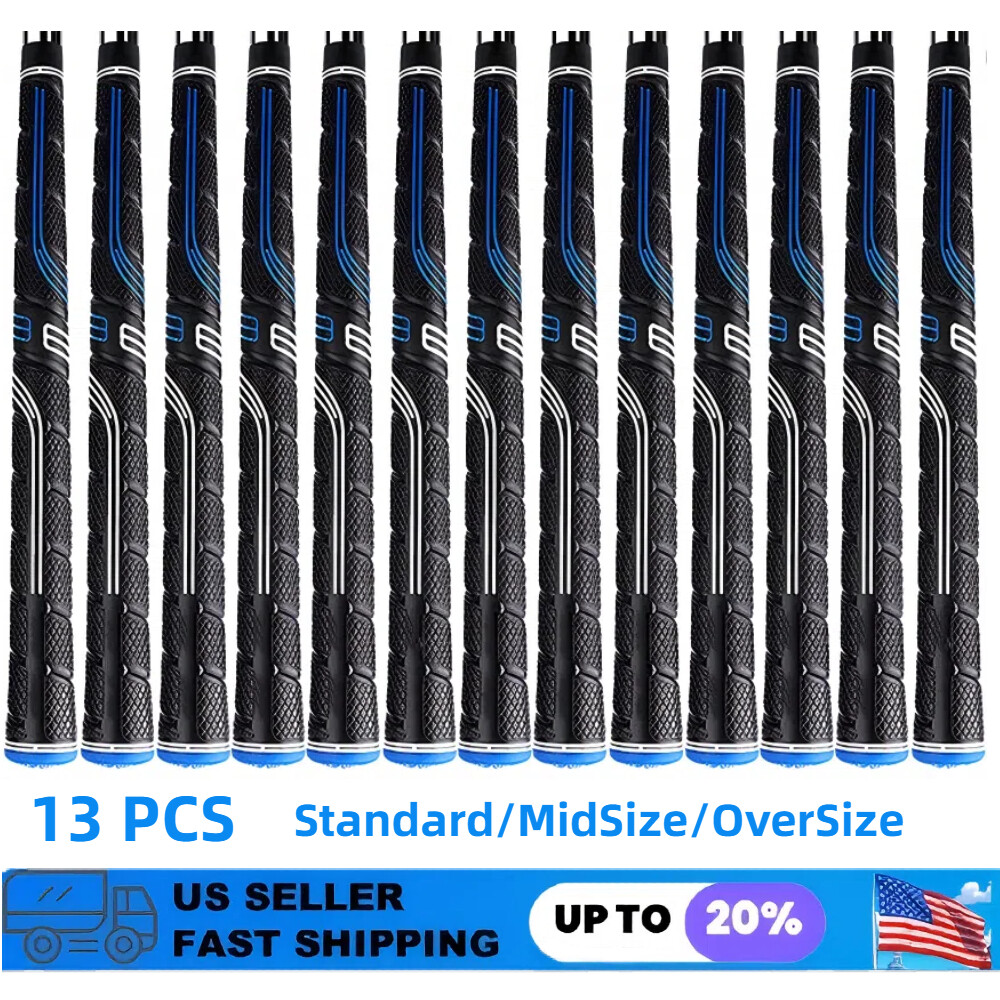 13 Pcs Blue New CP2 Pro Rubber Grip Wrap Grip Golf Club Grip Golf Grip Anti-Slip