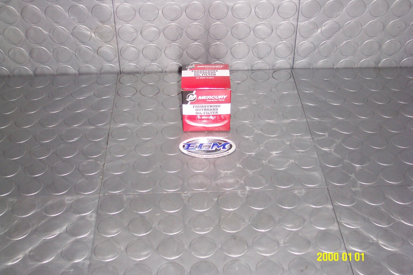 Mercury Marine Quicksilver Oil Filter Assembly 35-8M0162831 35-822626K03 Pair