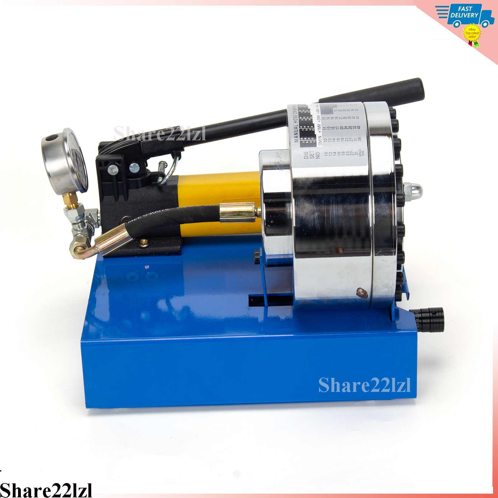 5600KN Hydraulic Hose Crimper Pipe Clamping Machine With 9 Sets Dies 10-30mm