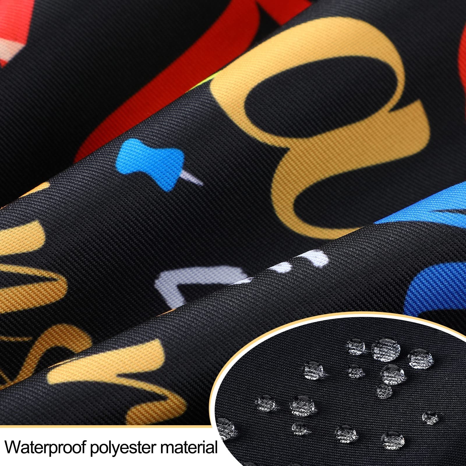 Handepo 4 Pieces Waist Apron for Teachers with 3 Pockets Back to School Half ...