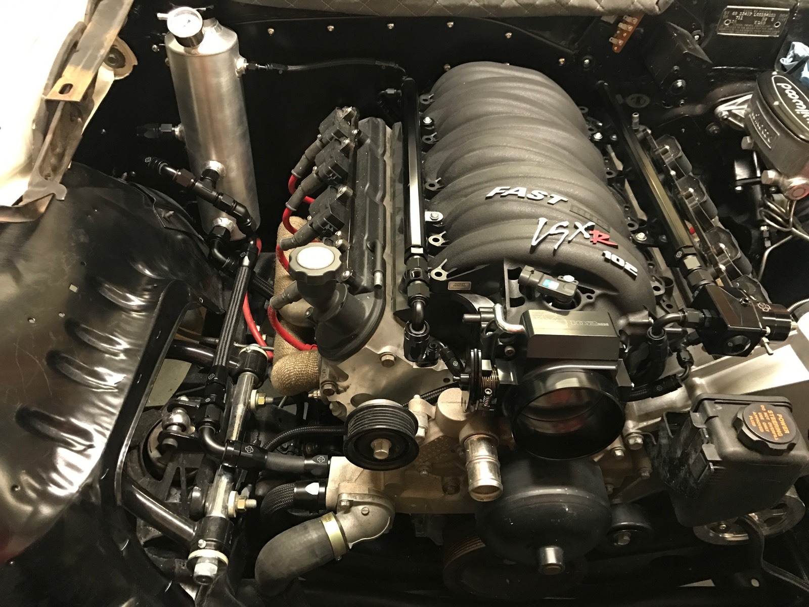 FAST 102 & 92 Steam Vent Kit Complete LS1 LS6 LS3 Coolant Crossover BLK SV102BN