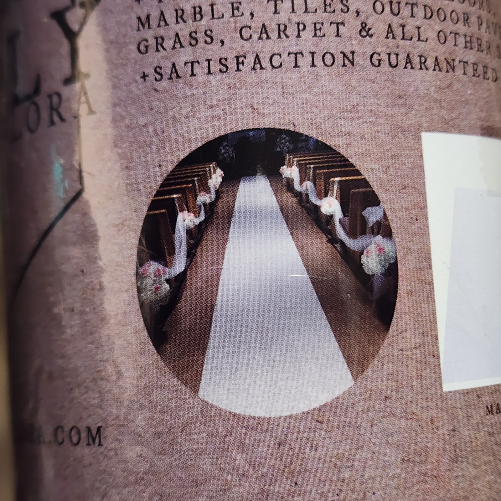 White Aisle Runner For Wedding Ceremony 3ft x 100ft Event Party Decorations NEW