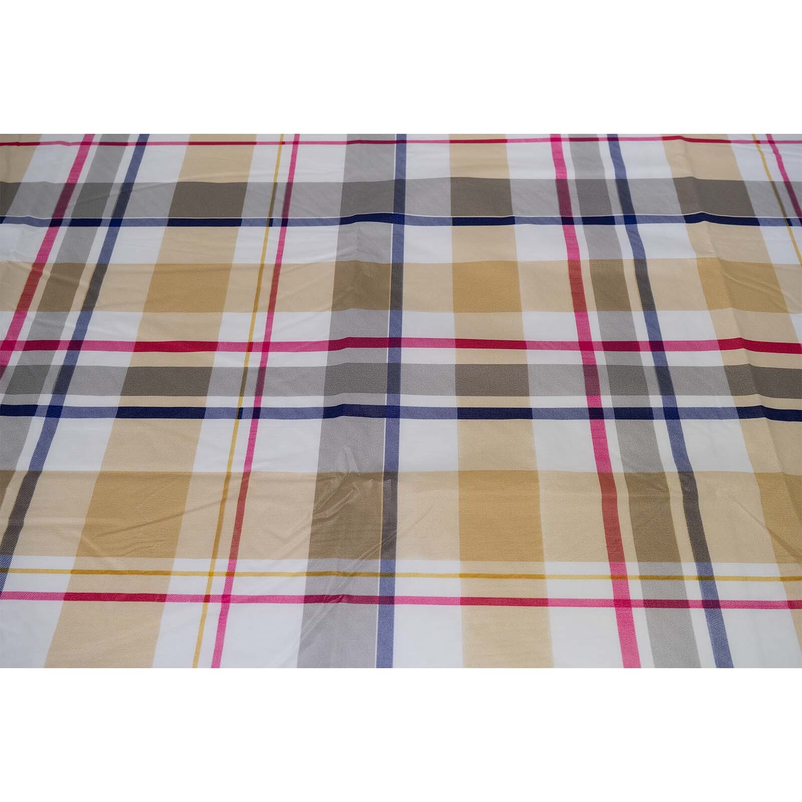 Rectangle Vinyl Flannel Backed Tablecloths Heavy Duty Waterproof Table Cover