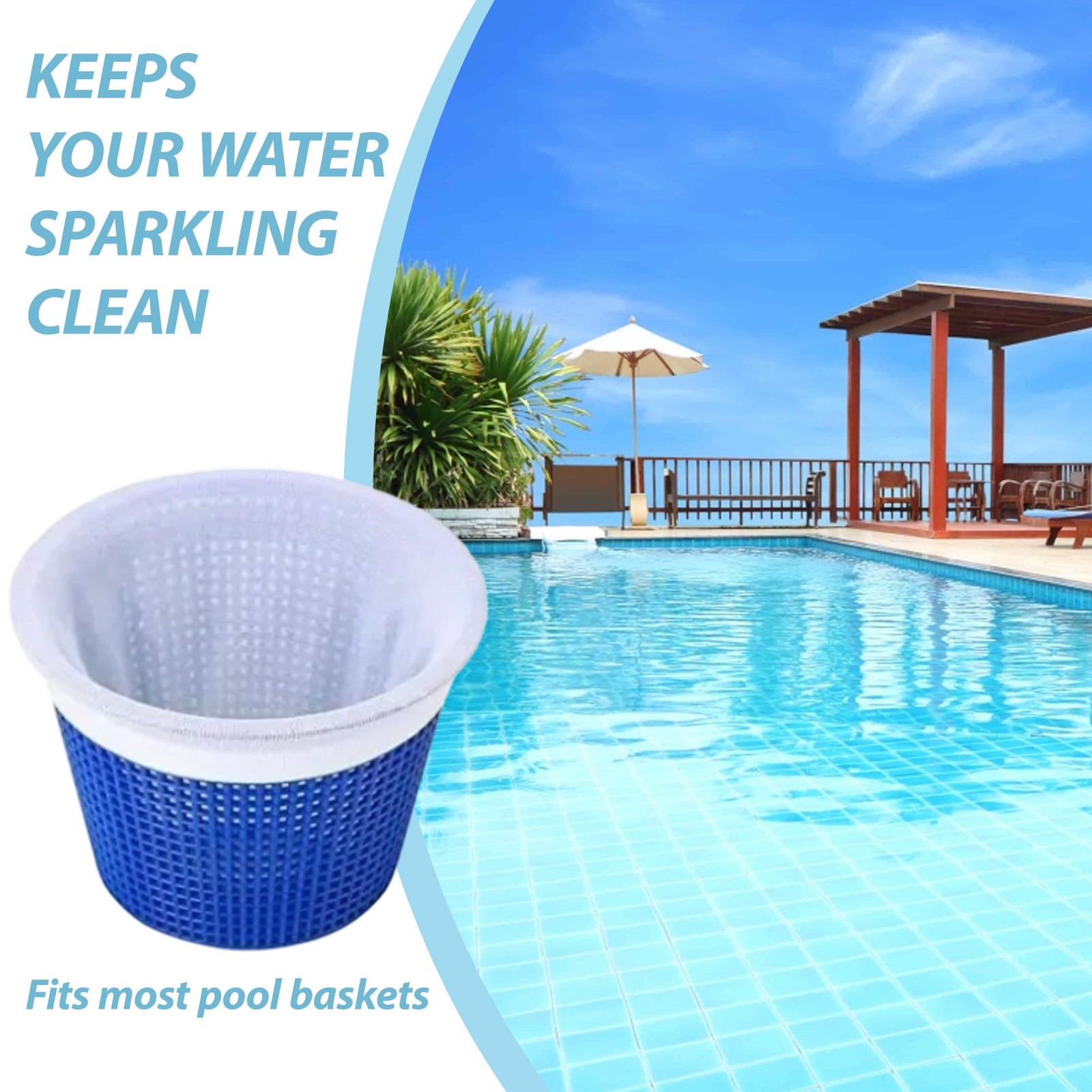 60PCS Filter Storage Pool Skimmer Socks Nylon Swimming Pool Filter Socks