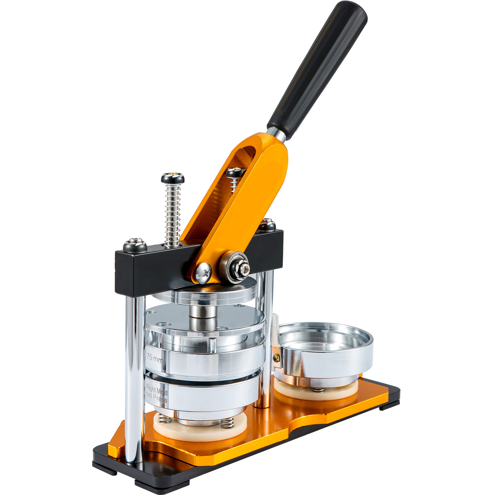 Button Maker Machine Badge Pin Machine 3" 75 MM 100 Free Parts Press Kit